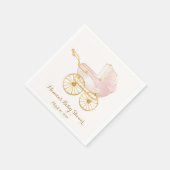 Serviette En Papier Porte-bébé rose Grand-millénaire Napkin (Coin)