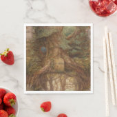 Serviette En Papier Porte de Fée de la Forêt (En situation)