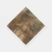 Serviette En Papier Porte de Fée de la Forêt (Coin)