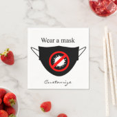 Serviette En Papier Porter un masque Thunder_Cove (En situation)