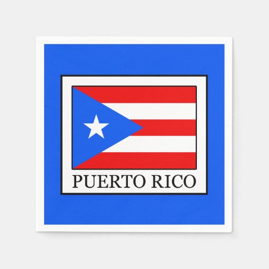 Serviette En Papier Porto Rico (Devant)