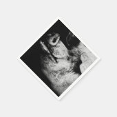 Serviette En Papier portrait de cochon (Coin)