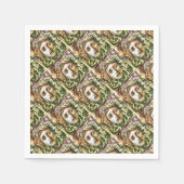 Serviette En Papier Portrait de Medusa d'un Gorgon (Devant)