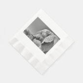 Serviette En Papier Portrait d'éléphant (Coin)