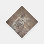 Serviette En Papier Portrait d'un Bobcat (Coin)