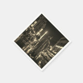 Serviette En Papier portrait d'un homme noir en papier imperméable (Coin)