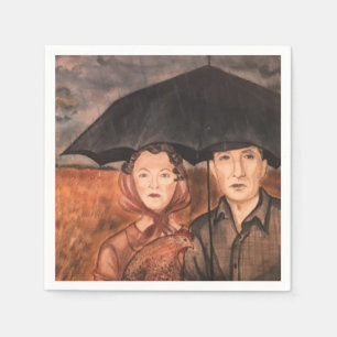 Serviette En Papier Portrait D'Un Rêve