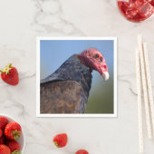 Serviette En Papier Portrait vautour de Turquie (En situation)