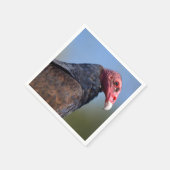 Serviette En Papier Portrait vautour de Turquie (Coin)