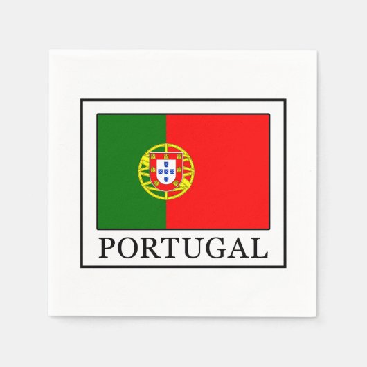 Serviette En Papier Portugal (Devant)