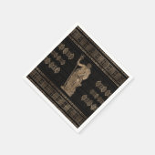 Serviette En Papier Poseidon et l'ornement grec de méandre (Coin)