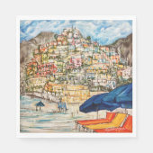 Serviette En Papier Positano (Devant)