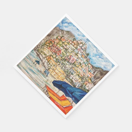 Serviette En Papier Positano (Coin)
