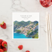 Serviette En Papier Positano Mariage Côte Amalfi Photo Naples (En situation)