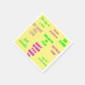 Serviette En Papier positif (Coin)