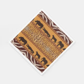 Serviette En Papier Poster de animal Motif Tribal Africain moderne (Coin)