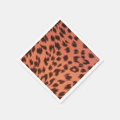 SERVIETTE EN PAPIER POSTER DE ANIMAL ROSE (Coin)