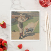 Serviette En Papier Poster de baseball Papier Napkin (En situation)