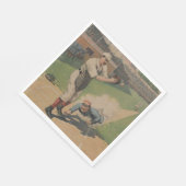 Serviette En Papier Poster de baseball Papier Napkin (Coin)