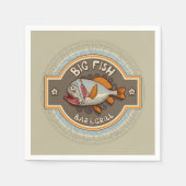 Serviette En Papier Poster de Big Fish Bar And Grill (Devant)