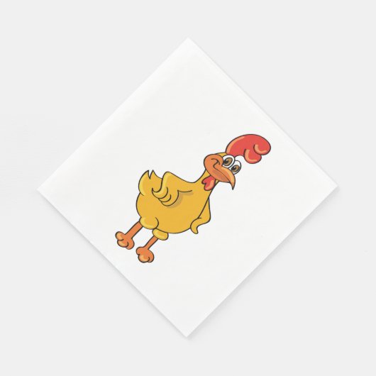 Serviette En Papier Poster de coq (Coin)