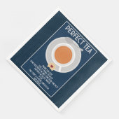 Serviette En Papier Poster Tea Wall Art (Coin)
