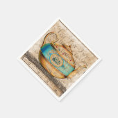 Serviette En Papier Pot de thé antique (Coin)