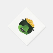 Serviette En Papier Pot o' Gold Leprechaun Casquette (Coin)