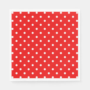 Serviette En Papier Pot rouge