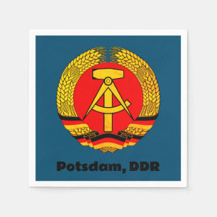 Serviette En Papier Potsdam, Deutsche Demokratische Republik DDR GDR