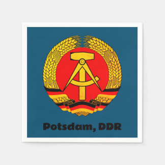 Serviette En Papier Potsdam, Deutsche Demokratische Republik DDR GDR