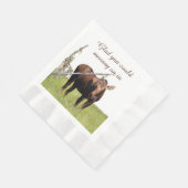 Serviette En Papier Poucheon moulé Napkin avec orignon (Coin)