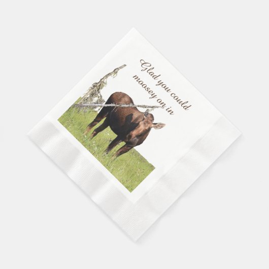 Serviette En Papier Poucheon moulé Napkin avec orignon (Coin)