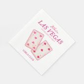 Serviette En Papier poule rose casino las vegas (Coin)