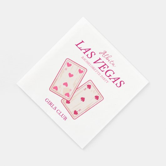 Serviette En Papier poule rose casino las vegas (Coin)