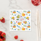 Serviette En Papier Poulet de superhéros (En situation)