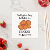 Serviette En Papier Poulet Nugget Fast Food Poulet Nugget Party (En situation)