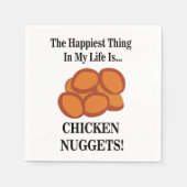 Serviette En Papier Poulet Nugget Fast Food Poulet Nugget Party (Devant)