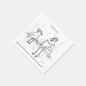 Serviette En Papier Poulet ou Oeuf (Coin)