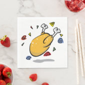 Serviette En Papier Poulet rôti (En situation)