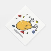 Serviette En Papier Poulet rôti (Coin)
