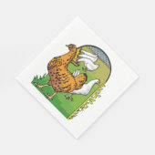 Serviette En Papier Poulets de ferme (Coin)