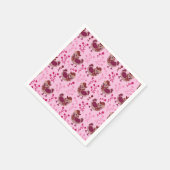 Serviette En Papier Poulets mignons (Coin)