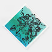 Serviette En Papier poulpe (Coin)