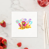 Serviette En Papier Poulpe mignon (En situation)