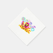 Serviette En Papier Poulpe mignon (Coin)