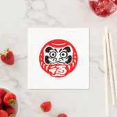 Serviette En Papier Poupée Daruma (En situation)