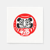 Serviette En Papier Poupée Daruma (Devant)