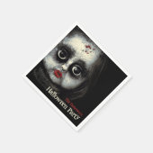 Serviette En Papier Poupée déplaisante Haunted Halloween Party avec le (Coin)
