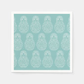 Serviette En Papier Poupées d'imbrication (Devant)